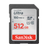 بطاقة ذاكرة SanDisk Ultra UHS I SD بسعة 512 جيجابايت وسرعة 150 ميجابايت/ثانية لكاميرات DSLR والكاميرات عديمة المرآة، ضمان 10 سنوات