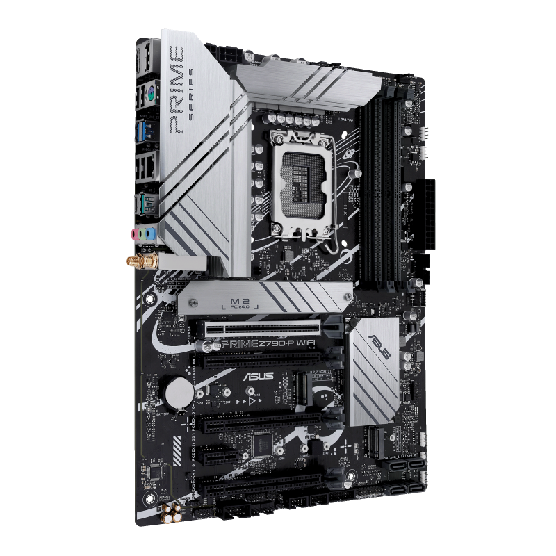 لوحة أم ASUS PRIME Z790-P WIFI بمعالج Intel LGA 1700 وواي فاي وذاكرة DDR5 و PCIe 5 وذاكرة DDR5 و WIFI 6