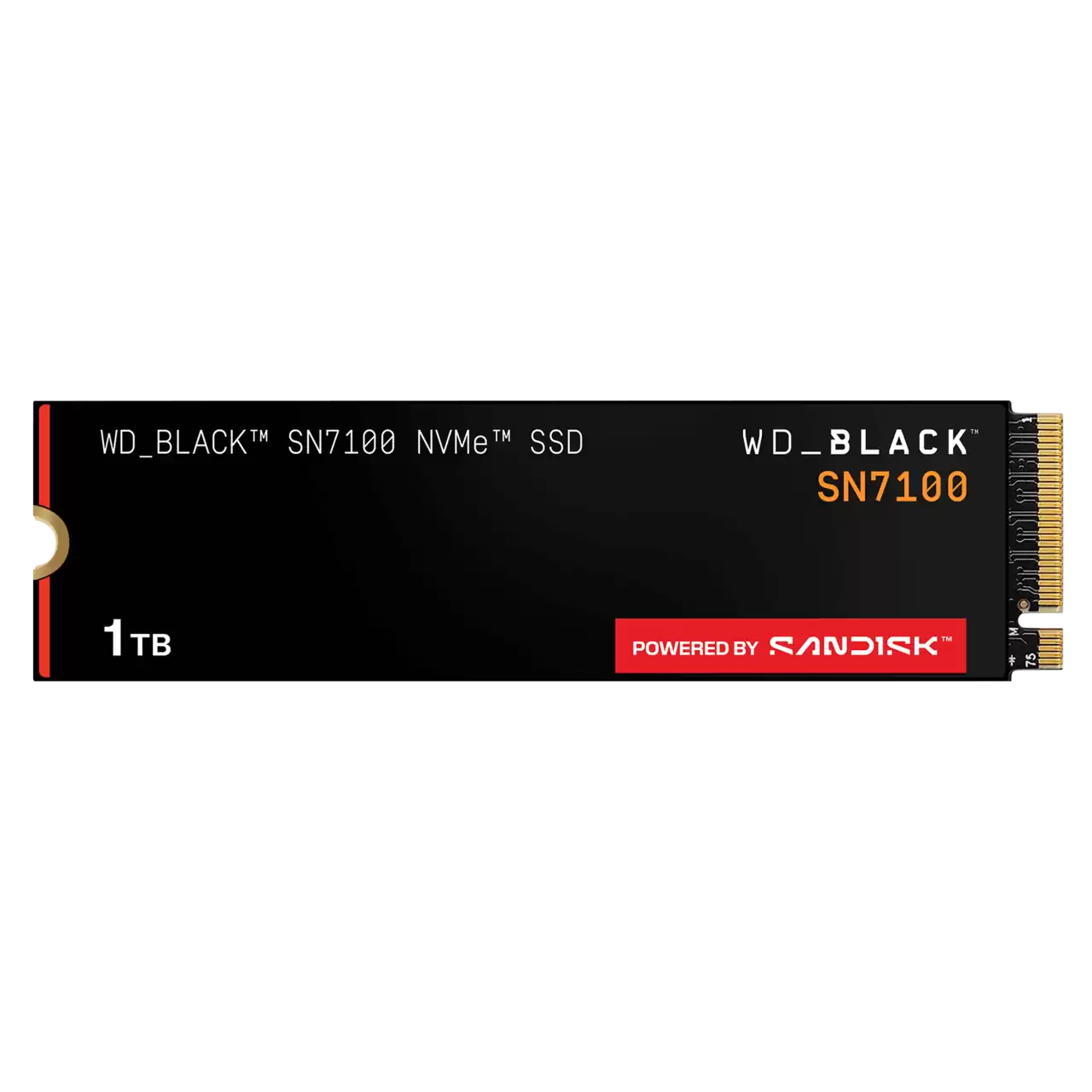 Western Digital Black SN7100 NVMe SSD سعة 1 تيرابايت، M.2 2280، PCIe Gen 4